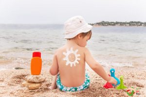 کرم ضد افتاب کودکان